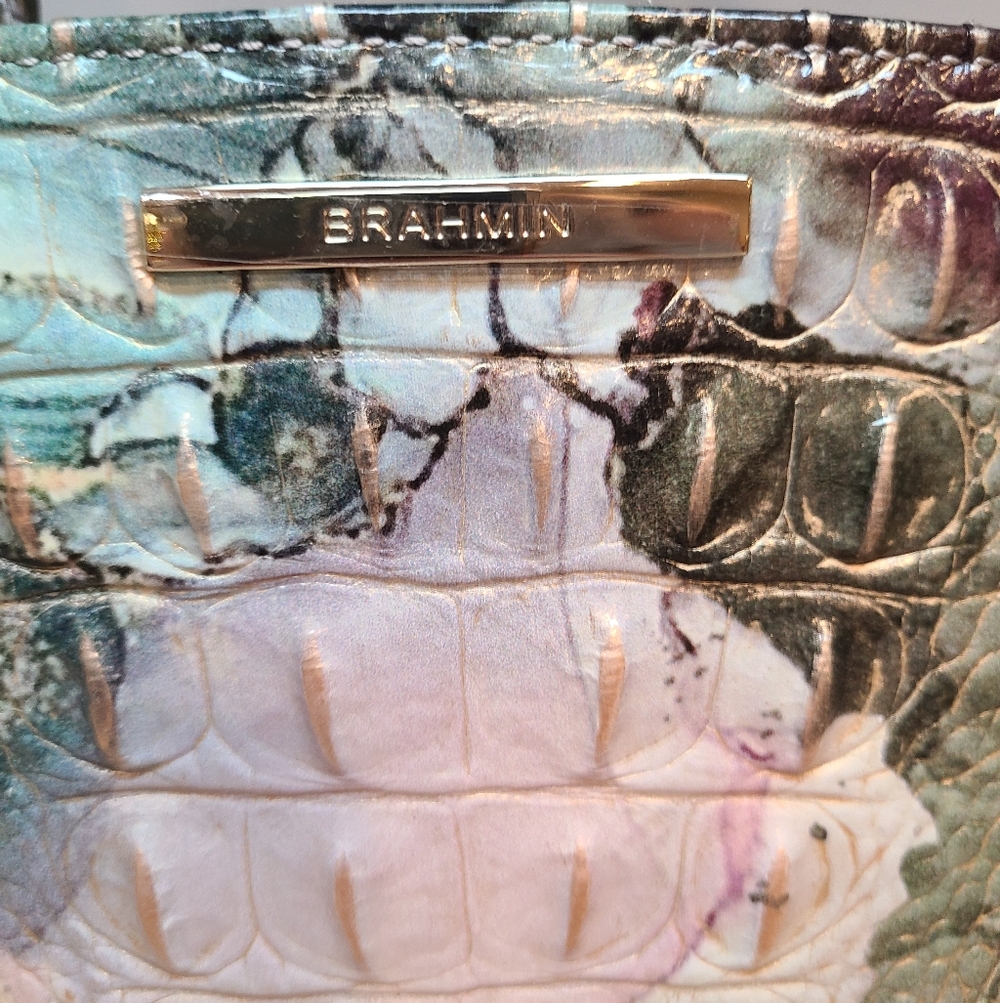 Brahmin Small Bowie Nirvana Melbourne Satchel Shoulder Bag EUC - Picture 2 of 14